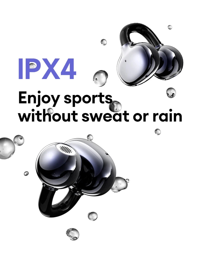 Choice Lenovo LE302 OWS Wireless Ear Clip Earbuds Bluetooth Low Latency HD Call HiFi Stereo Music Sports Open Ear Headphones New
